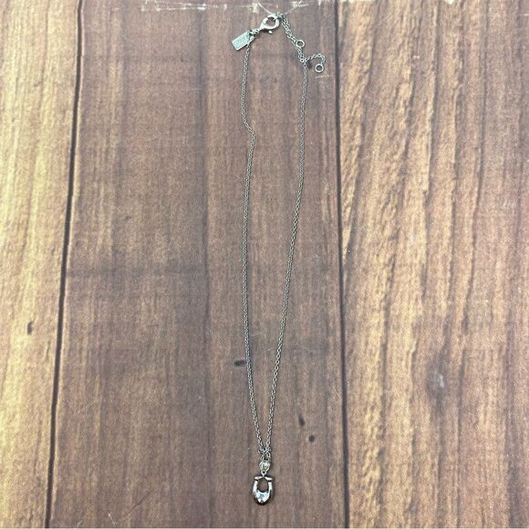 COACH SILVER NECKLACE PR13 - Picture 1 of 3